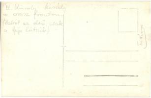 IV. Károly király az orosz fronton az első világháborúban / WWI K.u.K. military postcard. Charles IV...