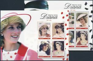 Princess Diana mini sheet set, Diana hercegnő kisívsor