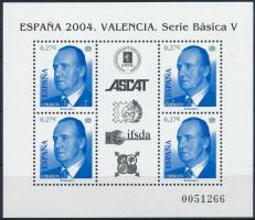 Espana'04 Stamp exhibition block, ESPANA'04 Bélyegkiállítás blokk