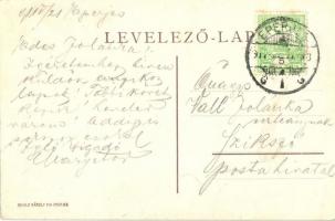 Eperjes, Presov; Sétatéri részlet. Divald Károly fia / promenade