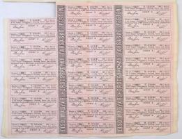 Pest 1869. "Első Magyar Hordógépgyár Társaság Pesten" névre szóló részvénye 200Ft-ról, mag...