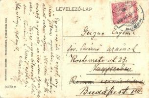 Selmecbánya, Banska Stiavnica; Szabadság tér, Hősi emlékmű. Grohmann kiadása / square with heroes mo...