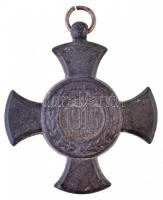 1916. "Vas Érdemkereszt" hadifém kitüntetés mellszalag nélkül T:2
Hungary 1916. "Iro...