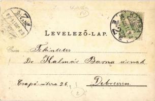 1901-1902 Kassa, Kosice; A kassai Magy. kir. állami felső ipariskola tanári kara és végzett hallgató...