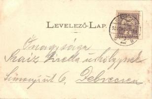 Püspökladány, vasútállomás előcsarnoka. Art Nouveau, Divald