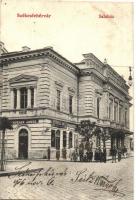 Székesfehérvár, Városi színház, Berveiler János szabó üzlete. Kiadja Eisler Adolf (vágott / cut)