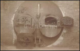 cca 1910-1920 Knuth Károly cége által készített kazán, fotólap, 9x14 cm