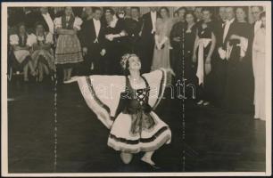 1936 Tihanyi bál, fotó, 12x18 cm