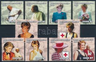 Famous people 10 diff stamp, Híres emberek 10 klf bélyeg