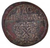 1705. X Poltura Cu "II. Rákóczi Ferenc" (8,1g) T:2- patina
Hungary 1705. X Poltura Cu &qu...