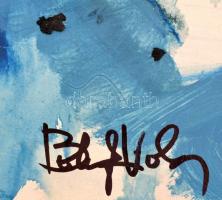 Bolyki Viola (1977- ): Káosz, olaj, farost, jelzett, 80×40,5 cm