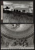 cca 1960-1970 Magyarországi templomok (Bélapátfalva, Hegymagos, Kővágóörs), 7 db fotó, 16x22 cm