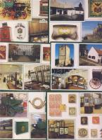 10db Posta-bélyeg-telefon rádió és tv múzeum és Delizsánsz kiállítás Magyaroroszágon