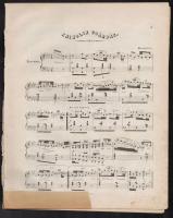 1858 Pest, Frank Ignác: Krinolin csárdás, régi kotta