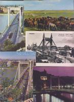 6db képeslap a Hortobágyról és 6db a budapesti Erzsébet hajóról