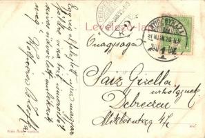 Nyíregyháza, Vasúti út (Széchenyi út), Klein Ármin kiadása (fl)