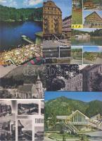 16db román képeslap Temesvár, Szováta, Brassó, és Kolozsvár a 60-as évekből