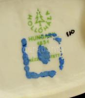 Hollóházi népviseletes fiúcska, kézzel festett, jelzett, hibátlan, m: 17 cm