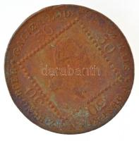 1807S 30kr Cu "Ferenc" T:2-,3 patina