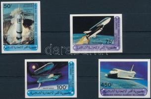 1981 Űrutazás vágott sor Mi 625-629