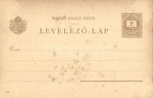 26 db 1900 előtti Ezredéves Kiállítás művészlap barna 2 Kr Ga. díjjegyes lapok jó minőségben / 26 pr...