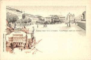 26 db 1900 előtti Ezredéves Kiállítás művészlap barna 2 Kr Ga. díjjegyes lapok jó minőségben / 26 pr...