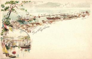 26 db 1900 előtti Ezredéves Kiállítás művészlap barna 2 Kr Ga. díjjegyes lapok jó minőségben / 26 pr...