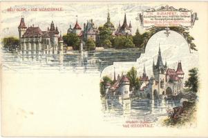 26 db 1900 előtti Ezredéves Kiállítás művészlap barna 2 Kr Ga. díjjegyes lapok jó minőségben / 26 pr...