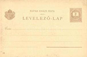 26 db 1900 előtti Ezredéves Kiállítás művészlap barna 2 Kr Ga. díjjegyes lapok jó minőségben / 26 pr...