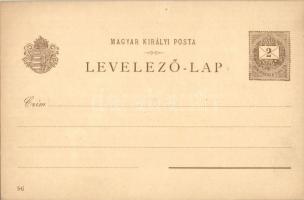 26 db 1900 előtti Ezredéves Kiállítás művészlap barna 2 Kr Ga. díjjegyes lapok jó minőségben / 26 pr...