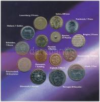 DN "Európai Országok érmei" 14db-os szett eredeti tokban, a belga 5Fr hiányzik T:1-,2
ND ...