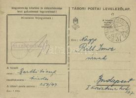 1942 Sok-sok üdvözletet küldök valahonnan Oroszországból. Második világháborús tábori posta / WWII H...