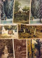 44db üdvözlőlap az 50-60-as évekből