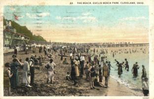 Cleveland, Ohio; The beach at Euclid Beach Park (Rb)