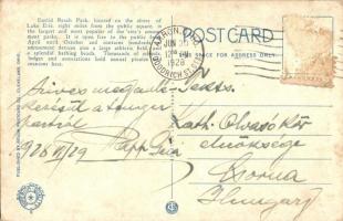 Cleveland, Ohio; The beach at Euclid Beach Park (Rb)