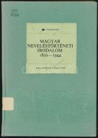 Magyar neveléstörténeti irodalom 1800-1944. Márkus Gábor gyűjtését kiegészítette Mészáros István és Gazda István. Bp., 1985, Könyvértékesítő Vállalat. Egészvászon kötés, jó állapotban