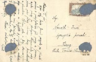 1920 Budapest VIII. Ellenforradalmi emlékoszlop avatási ünnepsége a Ludovika téren. photo (EK)