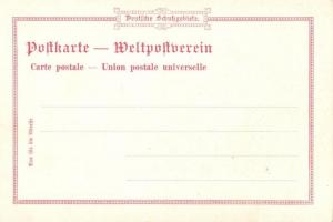 Major Theodor Leutwein. Gruss aus / Colonial administrator of German Southwest Africa. Deutschen Kol...