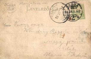 1904 Kassa, Kosice; Schubert Ferenc vendéglője, étterem. Vitéz A. kiadása / restaurant, Art Nouveau ...