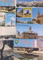 10db Ujvidék, Fiume, Nagybecskerek jugoszláv képeslapon