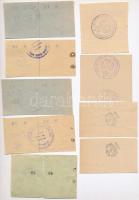 9db-os vegyes sör és fröccs jegy, közte "Bányásznap" T:II,III vágott