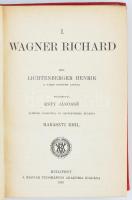 Lichtenberger, Henrik ]: Wagner Richard
Bp. 1916, . MTA. Aranyozott egészvászon sorozatkötésben, jó...
