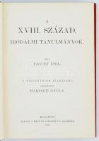 Faguet Emil: A XVIII. század. Irodalmi tanulmányok. fordította Haraszti Gyula.
Bp. 1898, MTA. Arany...