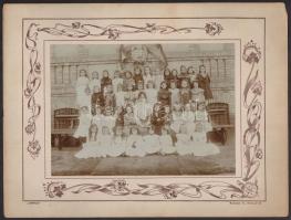 cca 1900 Vegyes fotó tétel, összesen 56 db, közte portrék, csoportképek, 1 db ferrotípia, különböző ...