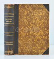 Holub-Köpesdi: Magyar-Latin kéziszótár. Bp., 1881. Lauffer Vilmos. Korabeli aranyozott félbőr kötésben