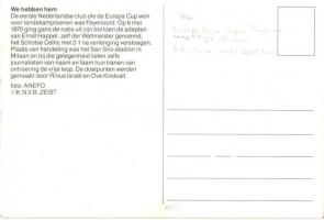 1970 The first Dutch club to win the Europe Cup was Feyenoord, defeating Celtic 2-1. Rinus Israel, O...