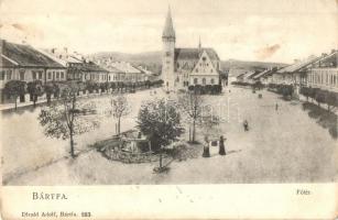 Bártfa, Bardejov, Bardiov; Fő tér, Divald Adolf 183. / main square (EK)