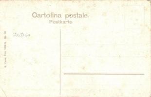 Pola, Via Sergia / street view at night (small tear)