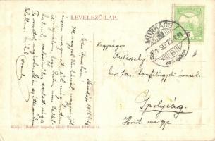 Munkács, Mukacheve, Mukacevo; Vár udvara / castle yard (fa)