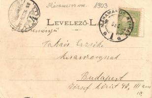 Máramarossziget, Sighetu Marmatei; Nyári színkör, Dr. Papp Tibor-féle és Kutka-féle villa / summer t...